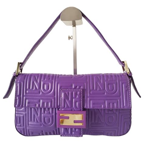 fendi baguette bag purple|fendi baguette for women.